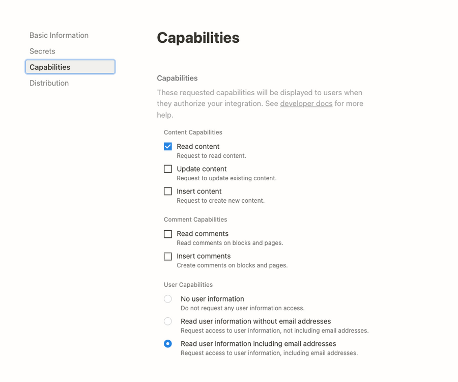 Setting Up the Integration